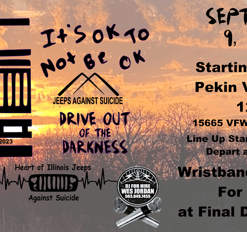 Jeeps Against Suicide: It’s Ok To Not Be Ok