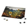 Blue Jeep Sunflower Puzzle (120, 252, 500-Piece)