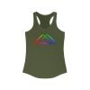 Women's Ideal Racerback Tank Featuring A Colorful version of our original design - Image 5